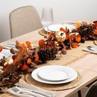 Scottish Everlastings Ltd 150cm Premium Garland Brown / Gold