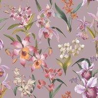 Rasch Maya Floral Wallpaper in Lilac
