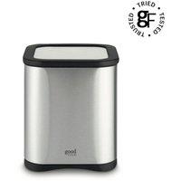 Tower GF826193 Airtight Biscuit Canister with Glass Viewing Window, Stylish Mirror Finish, 2.8L, Stainless Steel with Black Accents in Grey | Size: A