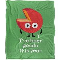 David Olenick Infactive Been Grate Silky Touch Super Soft Throw Blanket 152 X 127 cm in White