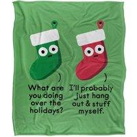 David Olenick A Full Schedule Silky Touch Super Soft Throw Blanket 152 X 127 cm in White