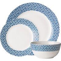 Orsina Durable Casablanca 12 Piece Blue Dinner Set MOB, Stylish Set For Dinner, Contemporary Design Crockery Set