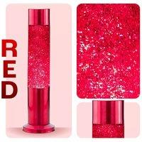 Nova Lighting Nova Baby Red Glitter Lamp | Size: 10 inches
