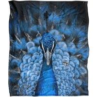 Reinders Peacock Silky Touch Super Soft Throw Blanket 152 X 127 cm in White