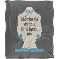 David Olenick Not Cool Silky Touch Super Soft Throw Blanket 152 X 127 cm in White