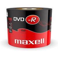 Maxell 275733 DVD-R 4.7 GB 16X 120 Min Video 100 Disk Pack in Black