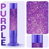 Nova Lighting Nova Baby Glitter Lamp Purple | Size: 10 inches