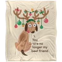 David Olenick Misplaced Loyalty Silky Touch Super Soft Throw Blanket 152 X 127 cm in White