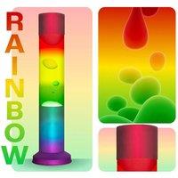 Nova Lighting Nova Baby Rainbow Lava Lamp | Size: 10 inches