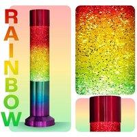 Nova Lighting Nova Baby Rainbow Glitter Lamp | Size: 10 inches