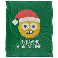 David Olenick White Knuckle Christmas Silky Touch Super Soft Throw Blanket 152 X 127 cm
