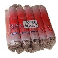 Universal Textiles Braided Polished Red Spot Sash Cord No 8. 6mm x 10m