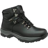 Northwest Territory Men's Creston Leather Waterproof Walking Boots in Black | Size: 11