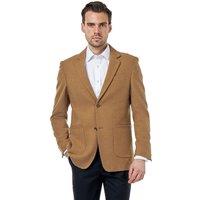 XPOSED Men's Sean Wool Blend Stretch Tweed Jacket in Brown | Size: 44