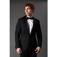 Burton Men's Black Slim Fit Shawl Collar Tuxedo Jacket | Size: 38R