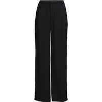 Lands' End Women's Soft Modal Trousers in Black | Size: 14