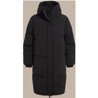 Craghoppers Women's Middlefell Longline Reversible Hooded Waterproof Breathable Padded Jacket in Black | Size: 16