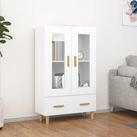 Berkfield Home Highboard White 70x31x115 cm Engineered Wood | Size: 70 x 31 x 115 cm