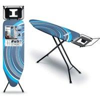 Tower T873014BLK Ceraglide Plus Large Ironing Board with Adjustable Height, Smooth Glide Cover, Non-Slip Feet, Black | Size: A