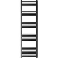 Balterley Straight Heated Towel Rail Radiator, 1032W, 500 x 1800mm, Matt Black