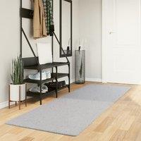 Berkfield Home Rug HUARTE Short Pile Soft & Washable Grey 80x250 cm | Size: Medium