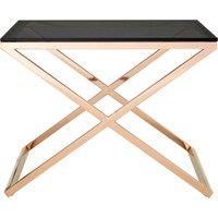 Orsina Versatile Montril End Table, Optimal Dimensions Statement Table, Easily Maintained Sitting Room Side Table in Gold