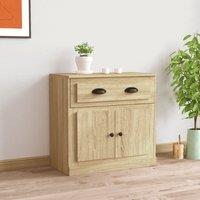 Berkfield Home Sideboard Sonoma Oak 70x35.5x67.5 cm Engineered Wood in Brown