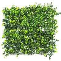 Primrose Dark Buxus Artificial Hedge Garden Patio Panels 50cm x 50cm in None | Size: 4 Pack