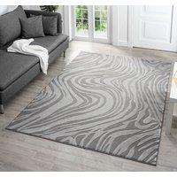 Desire Rugs Vellure Modern Living Room Area Rug Embossed Metallic Sheen Marble in Grey | Size: 200 cm x 290 cm