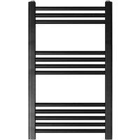 Balterley Straight Heated Towel Rail Radiator, 455W, 500 x 800mm, Matt Black