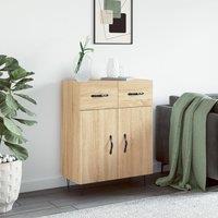 Sideboard Sonoma Oak 69.5x34x90 cm Engineered Wood