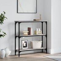 Berkfield Home Console Table Grey Sonoma 75x22.5x75 cm Engineered Wood