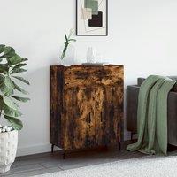 Berkfield Home Sideboard Smoked Oak 69.5x34x90 cm Engineered Wood in Brown