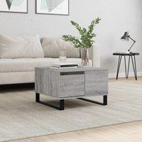 Berkfield Home Coffee Table Grey Sonoma 55x55x36.5 cm Engineered Wood