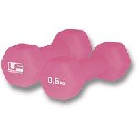 Urban Fitness Neoprene Hexagon Dumbell Pack of 2 in Pink | Size: 500
