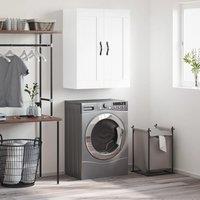 Berkfield Home Wall Mounted Cabinet White 69.5x34x90 cm Engineered Wood