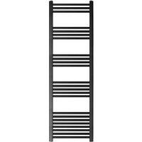Balterley Straight Heated Towel Rail Radiator, 906W, 500 x 1600mm, Matt Black