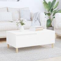 Berkfield Home Coffee Table White 90x50x36.5 cm Engineered Wood