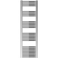 Balterley Straight Heated Towel Rail Radiator, 383W, 400 x 1800mm, Chrome in Silver