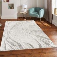Desire Rugs Mabel Modern Contemporary Living Room Area Rug - Abstract Design in Stone | Size: 120 cm x 170 cm