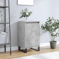 Berkfield Home Sideboard Concrete Grey 40x35x70 cm Engineered Wood in White | Size: 40 x 35 x 70 cm