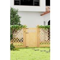 Rhombus Garden Wood Fence Gate