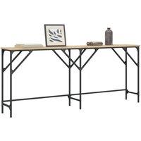 Berkfield Home Console Table Sonoma Oak 180x29x75 cm Engineered Wood in Brown | Size: 180 x 29 x 75 cm
