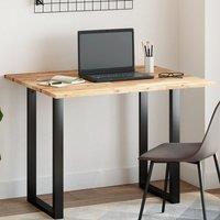 Berkfield Home Table Top Rectangular 100x80x2 cm Solid Wood Acacia in Brown | Size: 100 x 80 x 2 cm