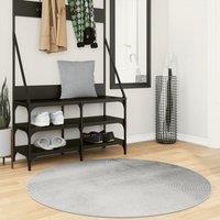 Berkfield Home Rug IZA Short Pile Scandinavian Look Grey v 120 cm | Size: Medium