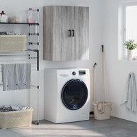 Berkfield Home Wall Mounted Cabinet Grey Sonoma 69.5x34x90 cm