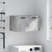 Berkfield Home Wall Cabinet Concrete Grey 60x36.5x35 cm Engineered Wood