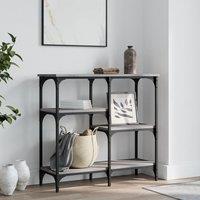 Berkfield Home Console Table Grey Sonoma 80x29x75 cm Engineered Wood | Size: 80 x 29 x 75 cm