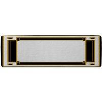Benjamin Tate Design Art Deco Black & Gold Runner Rug in Natural | Size: 67 cm x 230 cm