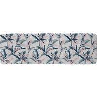 Benjamin Tate Design Palm leaves on pink green background (Outdoor Cushion)